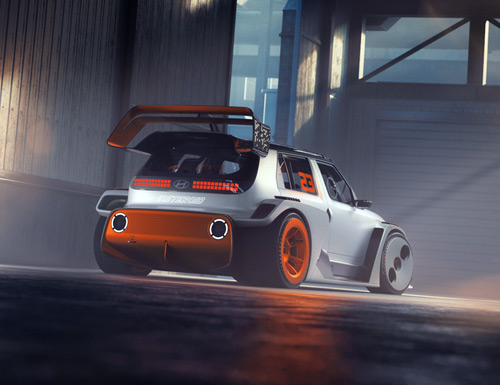 Hyundai Motor debuts gaming-inspired INSTEROID concept car in Seoul.